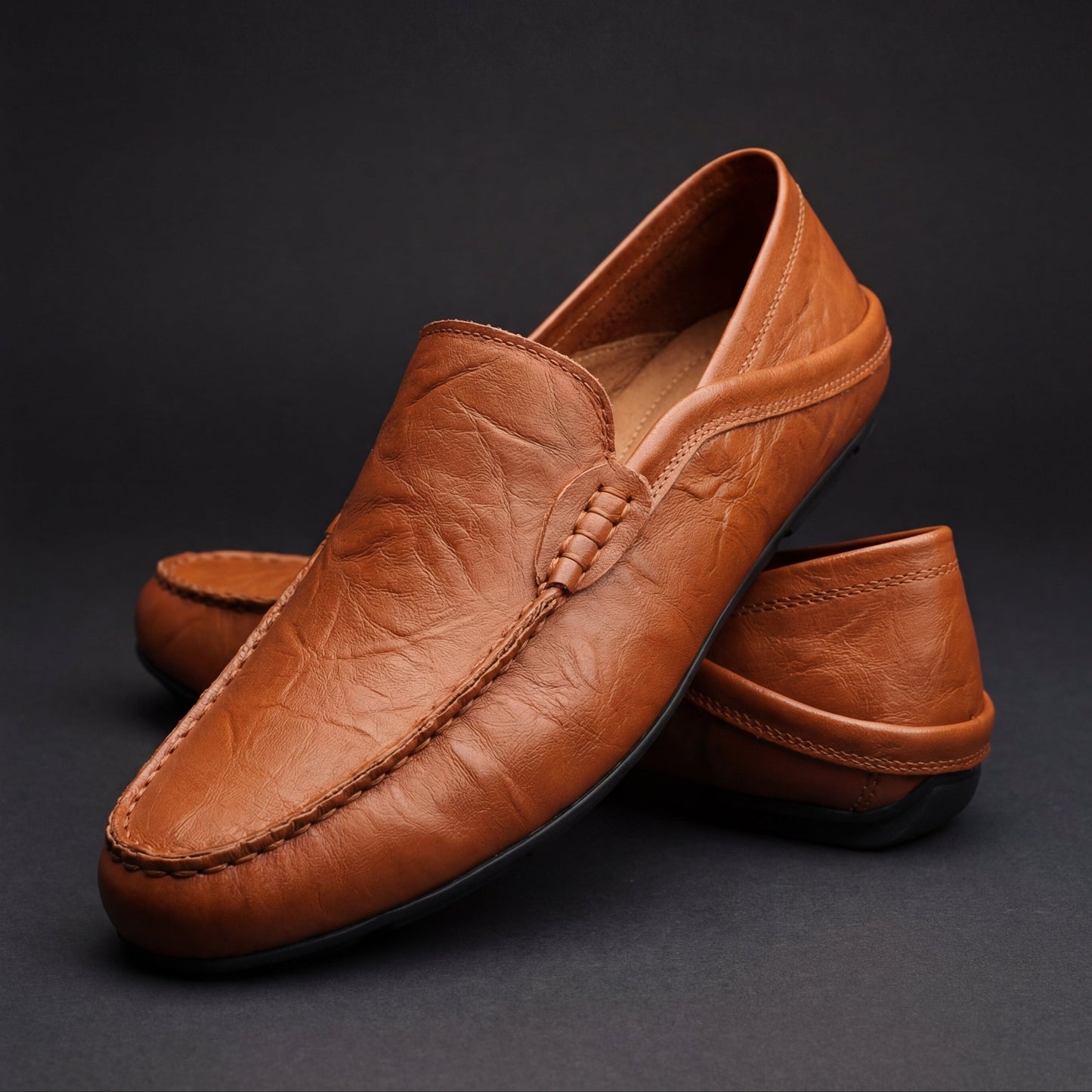 Caldore Leather Loafers