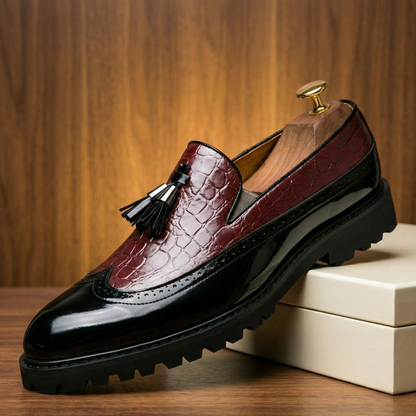 Rosso Brogue Loafer