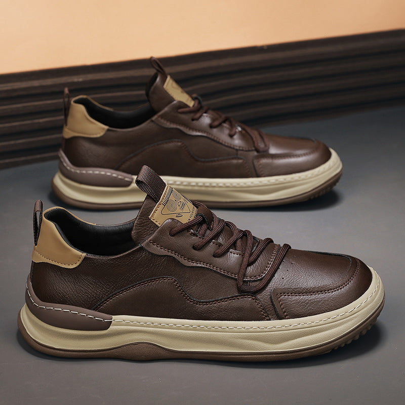 Lorenzo Leather Trainers