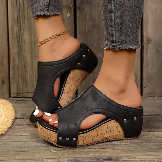 Petra Cork Wedge