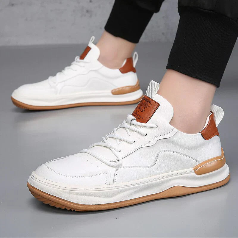 Lorenzo Leather Trainers