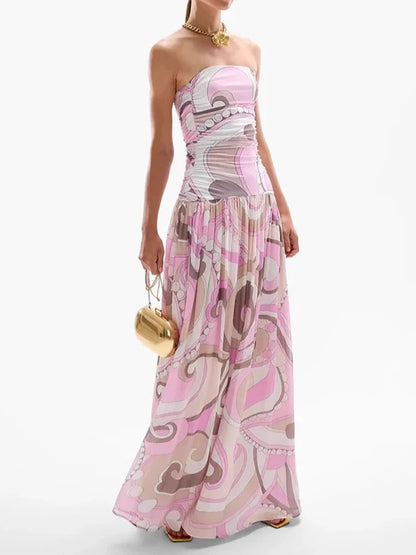 Capri Stripe Maxi