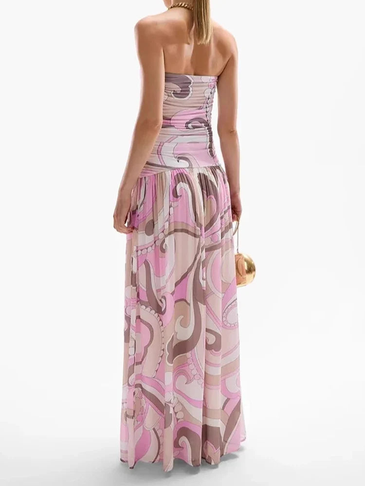 Capri Stripe Maxi