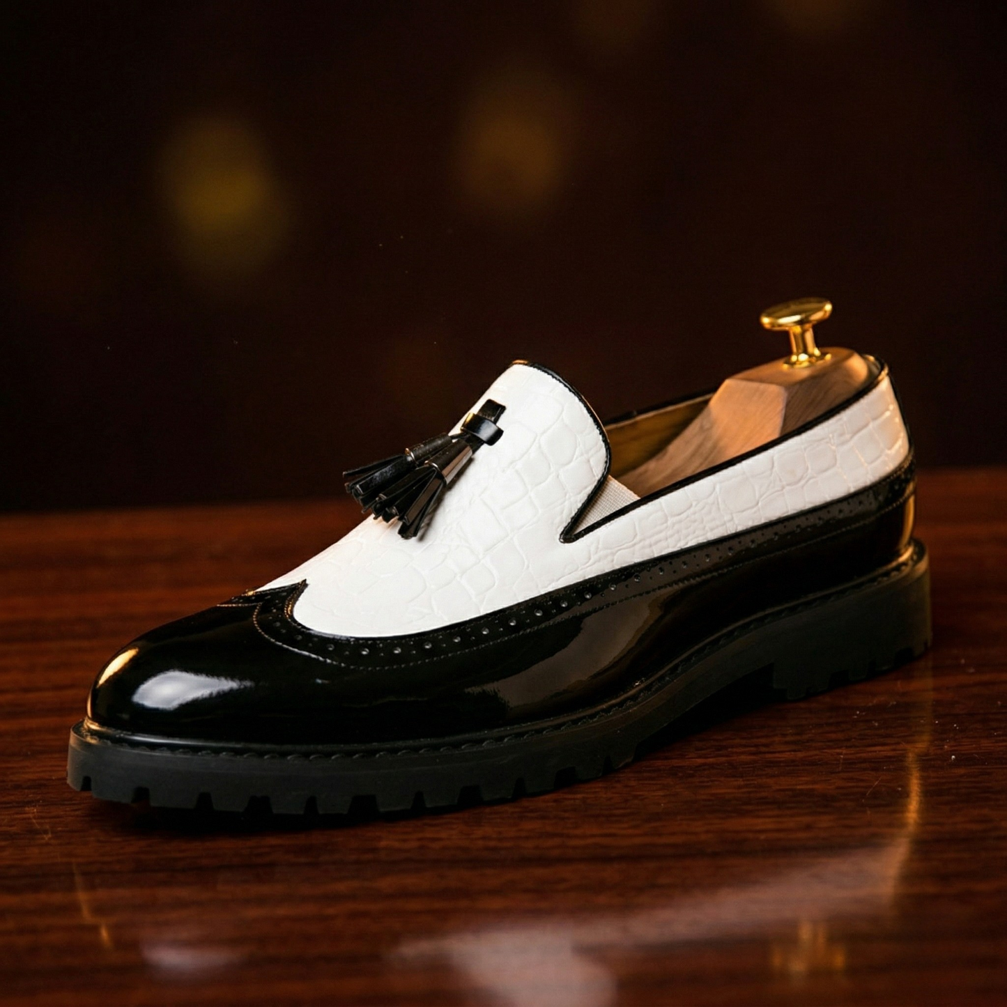 Rosso Brogue Loafer